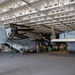 HMAS Canberra stows an Osprey for the first time at sea