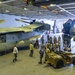 HMAS Canberra stows an Osprey for the first time at sea