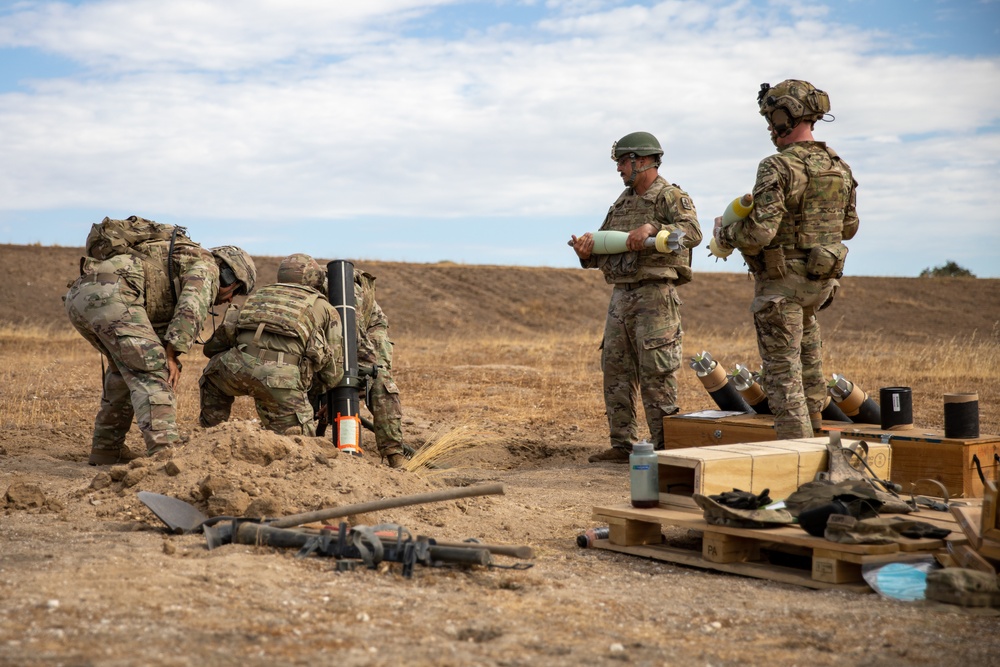 29th IBCT Exportable Combat Training Capability (XCTC)Mortars Live Fire