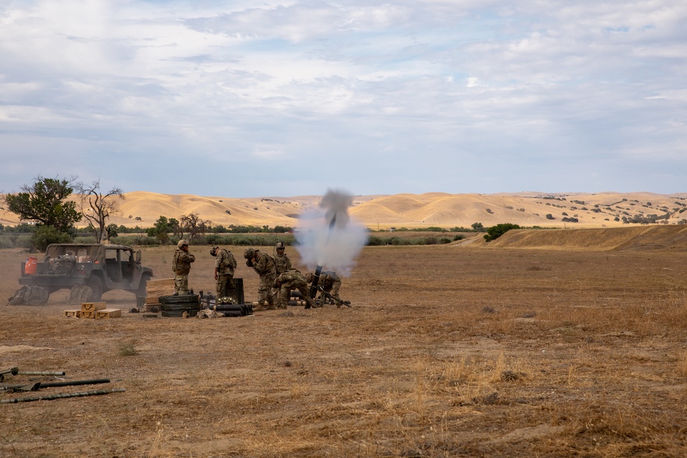 29th IBCT Exportable Combat Training Capability (XCTC) Mortars Live Fire