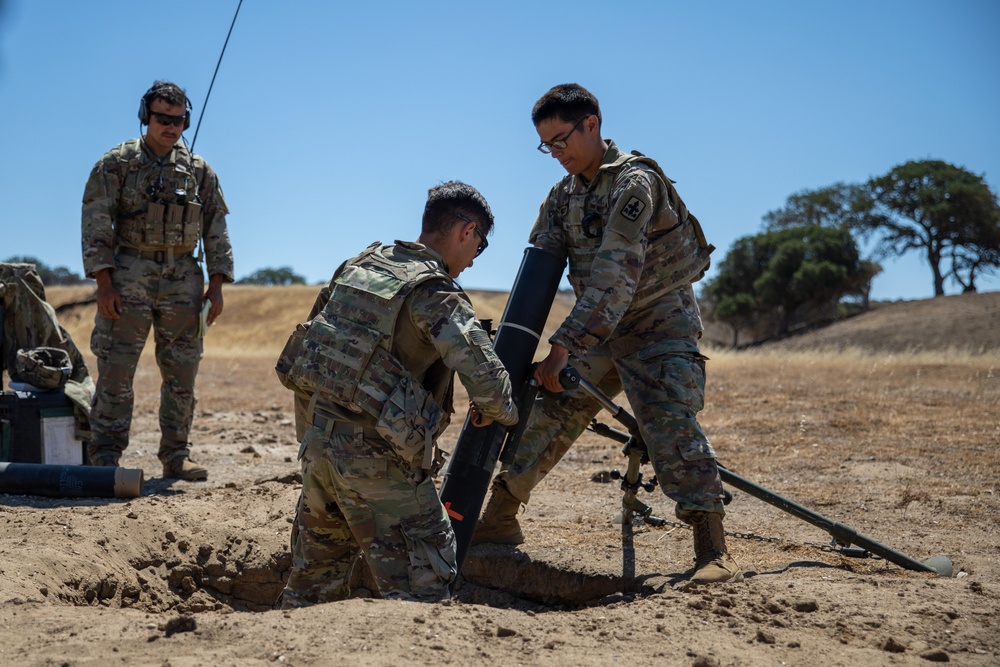 29th IBCT Exportable Combat Training Capability (XCTC) Mortars Live Fire