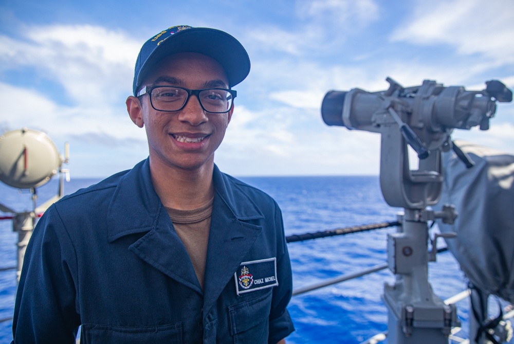 Troy, Ohio Native Serves Aboard USS Antietam while conducting operations in the Philippine Sea