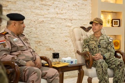 Vice Adm. Brad Cooper visits Baghdad