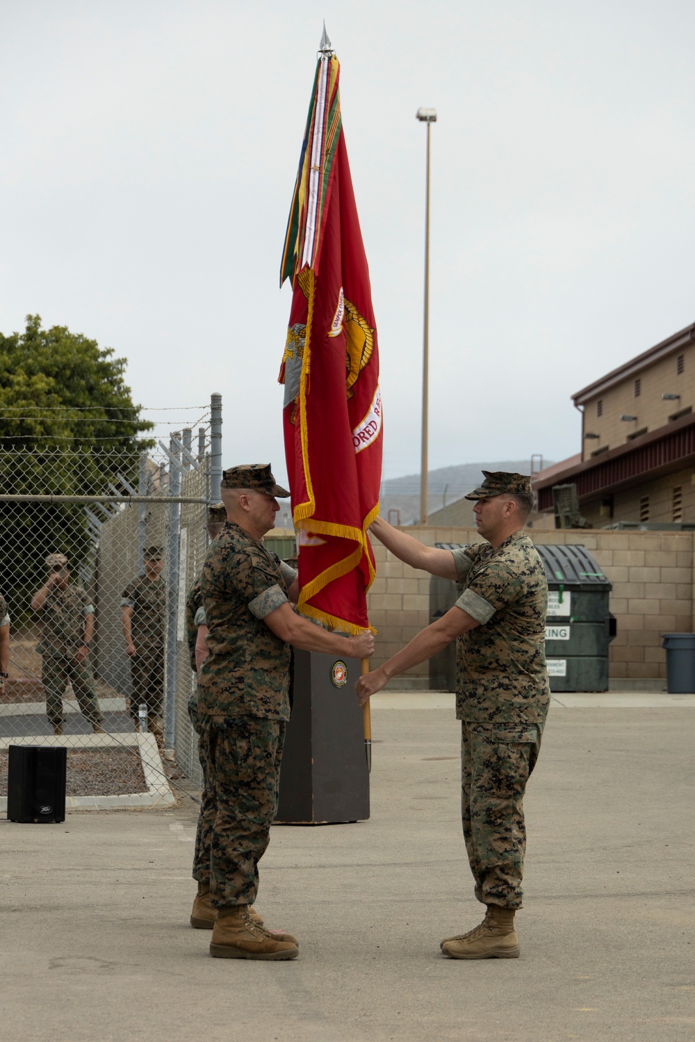 4th LAR Bn. holds change of command ceremony