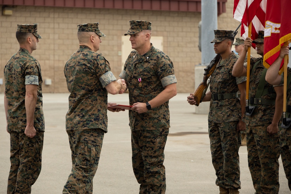 4th LAR Bn. holds change of command ceremony