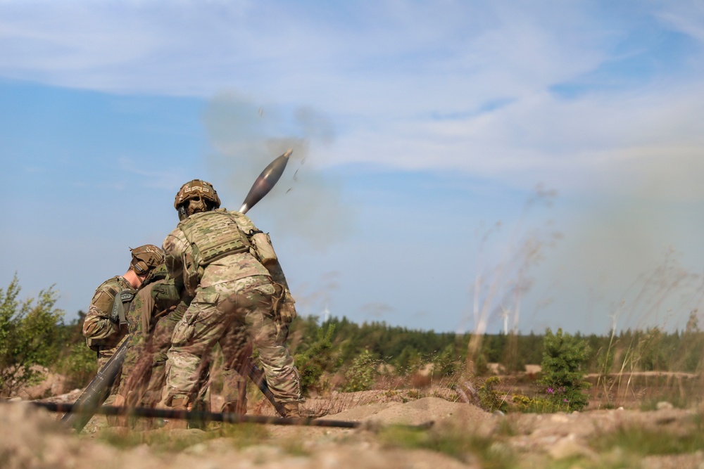 Finnish Train On Mortars