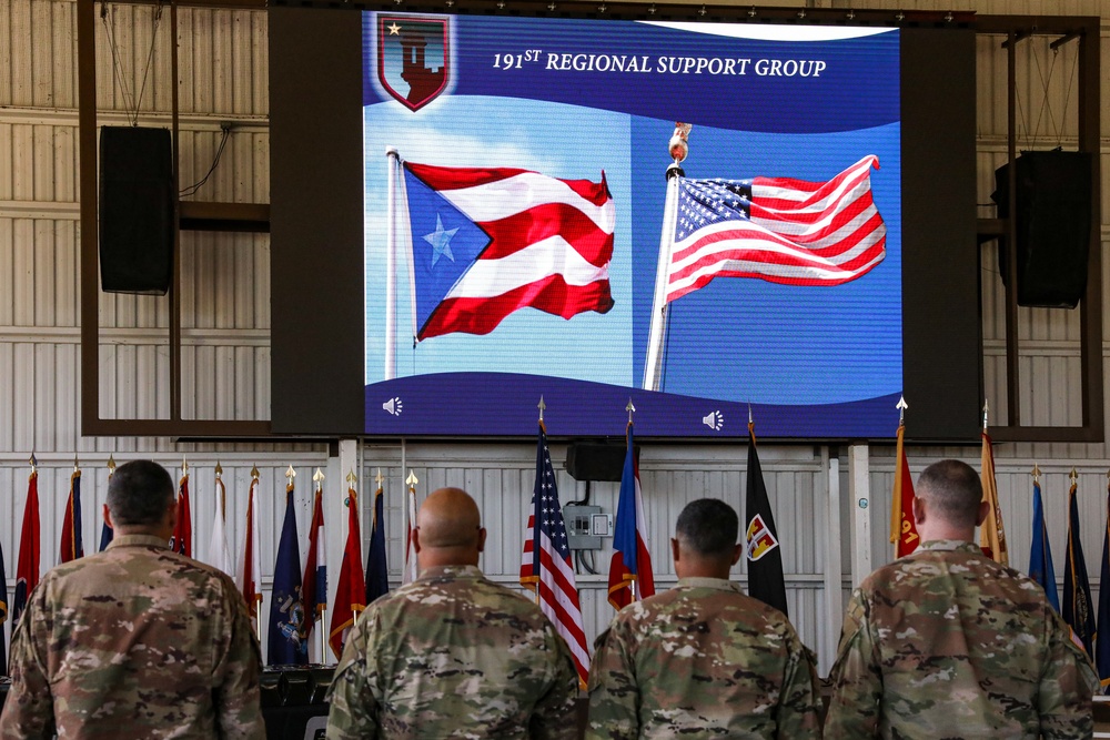 191st RSG Reenlistment Ceremony