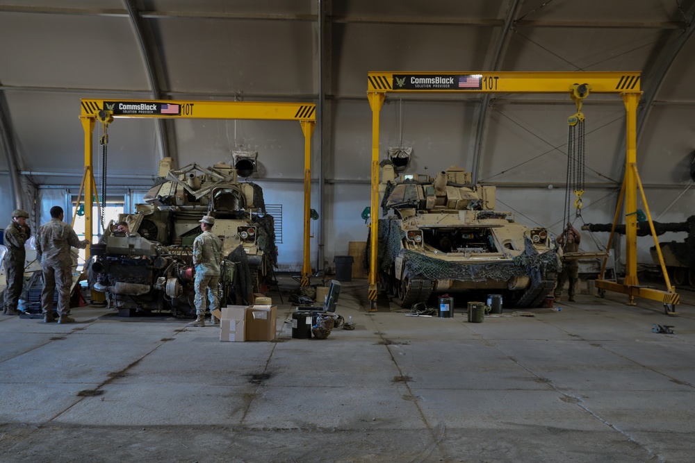 4-10 Cavalry conducts annual services maintenance
