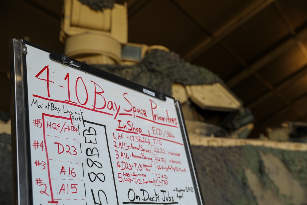 4-10 Cavalry conducts annual services maintenance