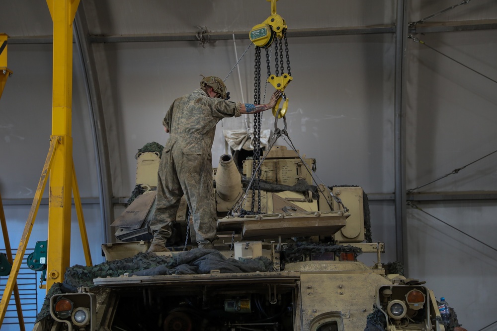 4-10 Cavalry conducts annual services maintenance