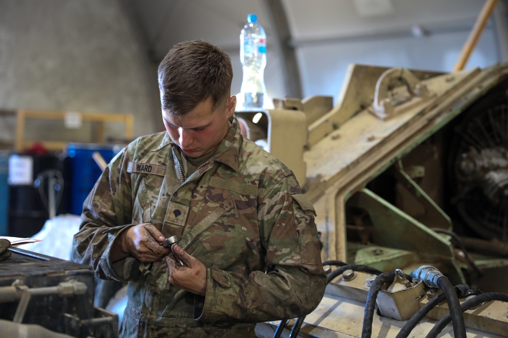 4-10 Cavalry conducts annual services maintenance