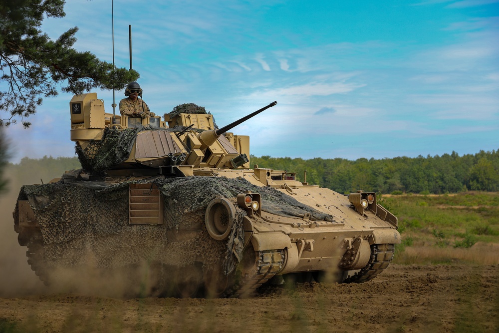 Chaos Company, 1-68 AR conducts squad LFX at DPTA, Poland