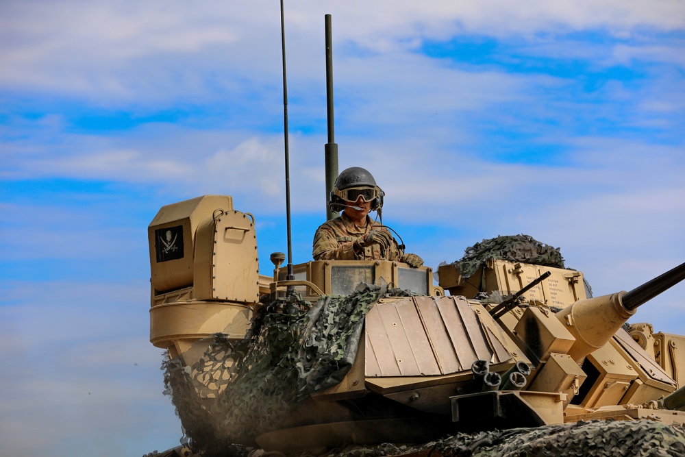 Chaos Company, 1-68 AR conducts squad LFX at DPTA, Poland