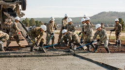 The 240th Engineers Create New Helicopter Pad at Camp Navajo
