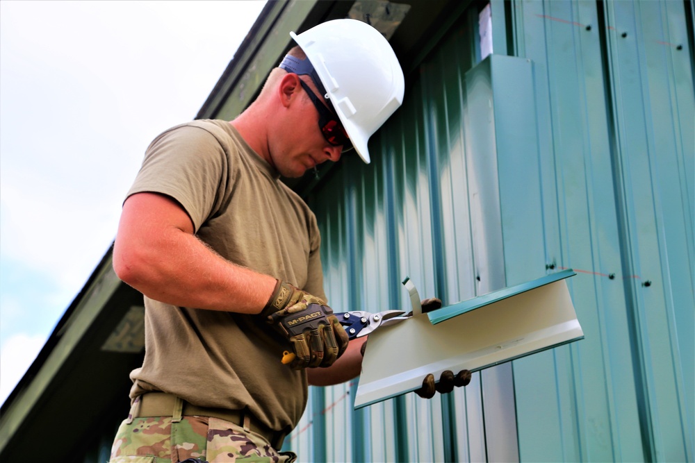 389th Engineer Company Soldiers hone skills supporting troop project at Fort McCoy