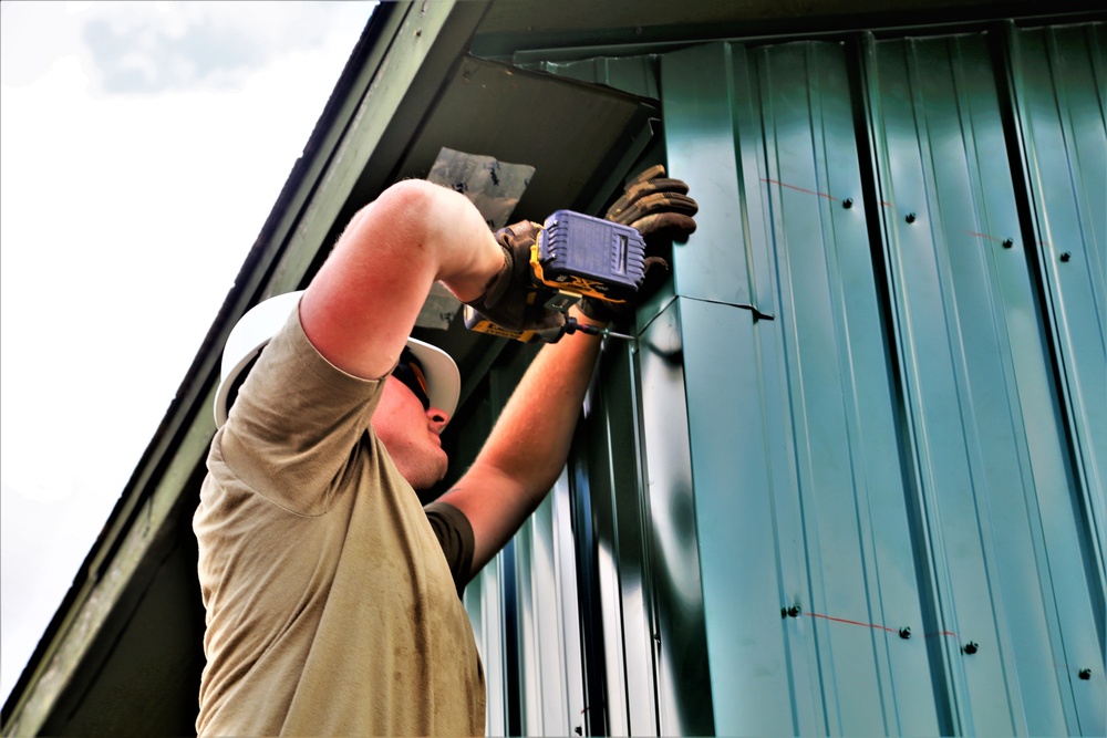 389th Engineer Company Soldiers hone skills supporting troop project at Fort McCoy