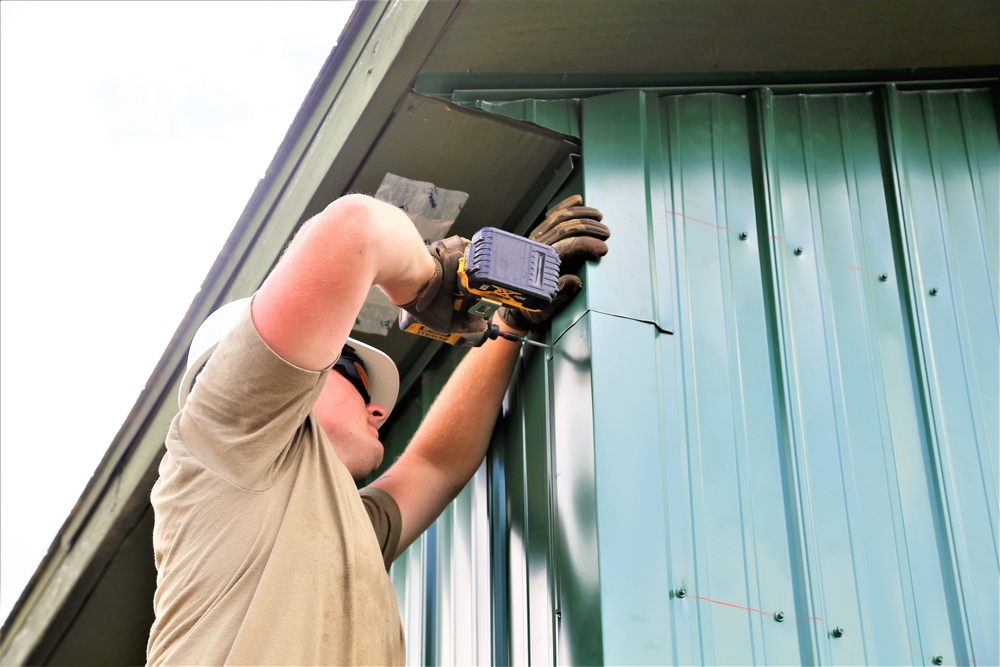 389th Engineer Company Soldiers hone skills supporting troop project at Fort McCoy
