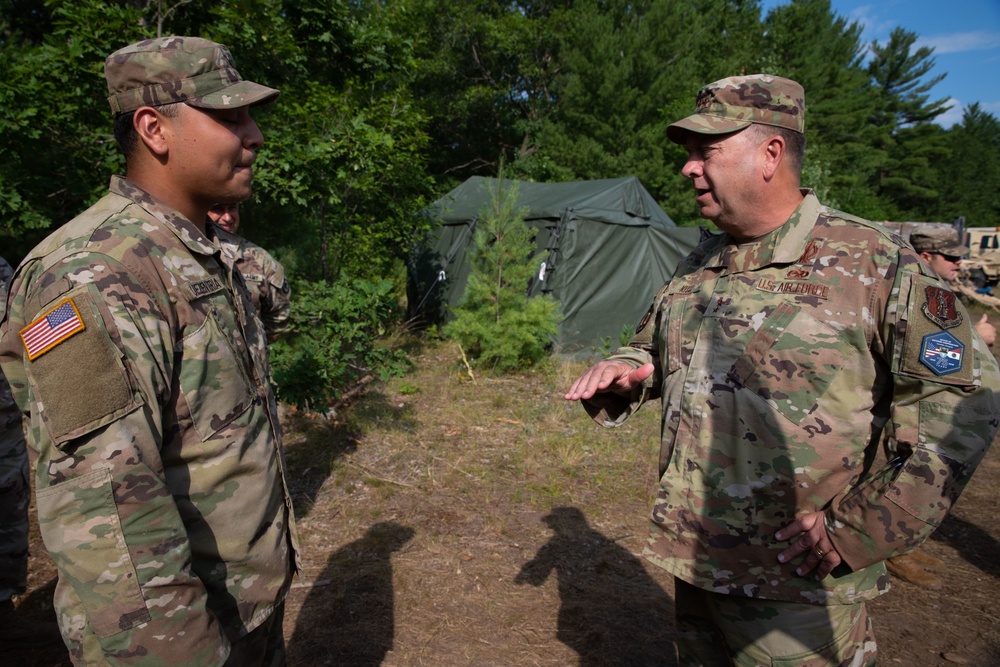 Mass TAG visits 181st Infantry Regiment during XCTC