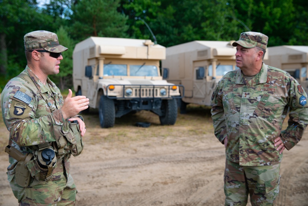 Mass TAG visits 181st Infantry Regiment during XCTC