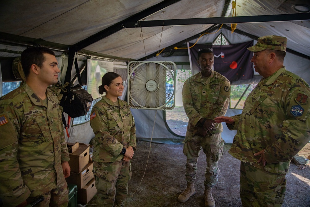 Mass TAG visits 181st Infantry Regiment during XCTC