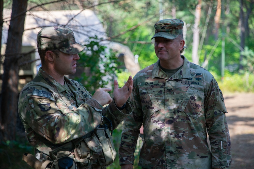 Mass TAG visits 181st Infantry Regiment during XCTC