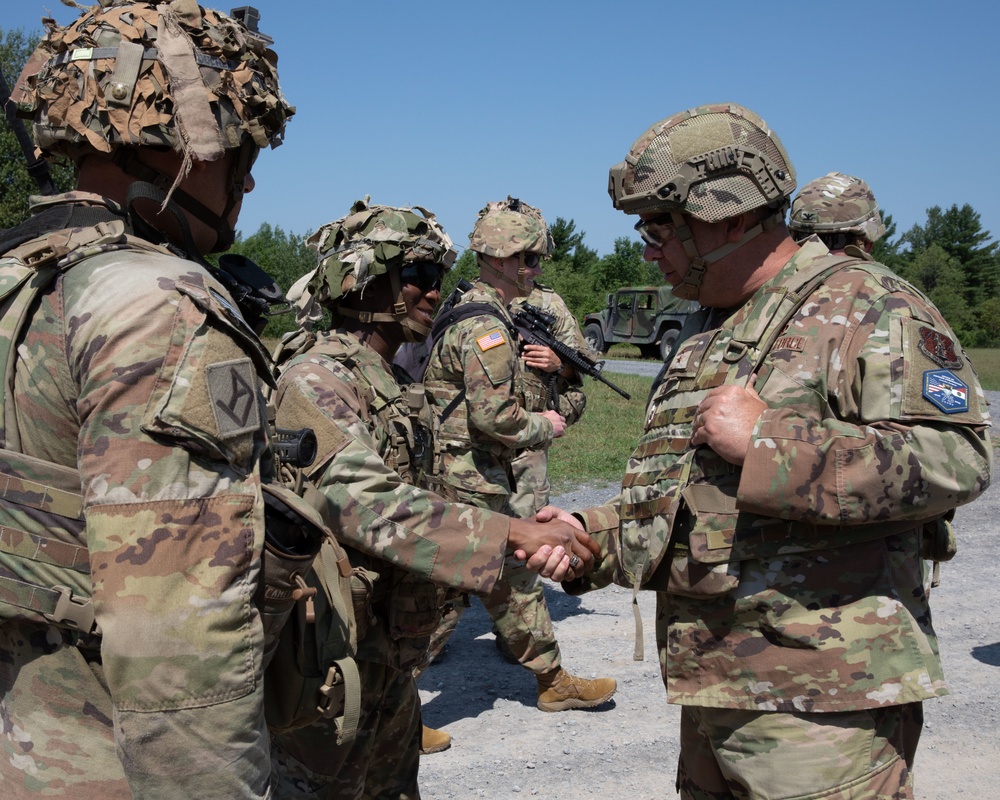 Mass TAG visits 181st Infantry Regiment during XCTC