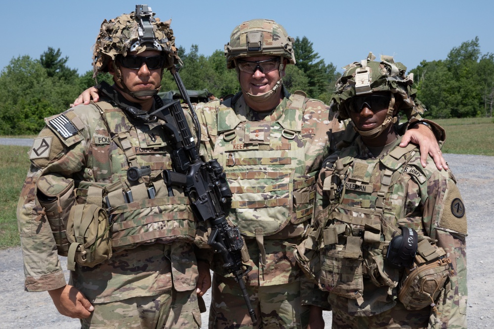 Mass TAG visits 181st Infantry Regiment during XCTC