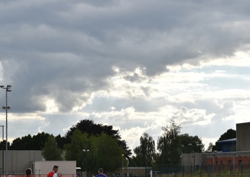 Field in the evening