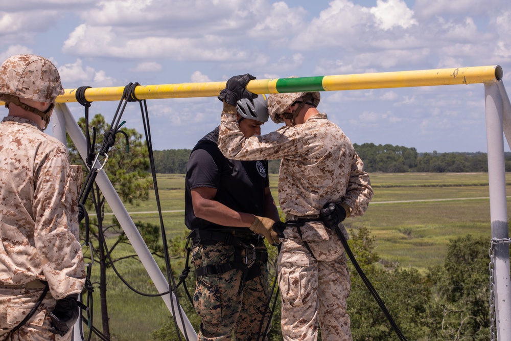 Echo Company Rappel Tower