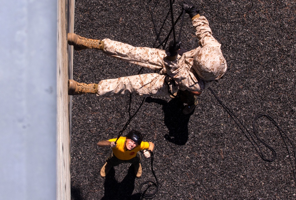 Echo Company Rappel Tower