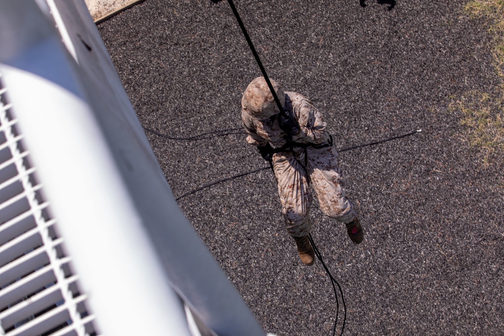 Echo Company Rappel Tower