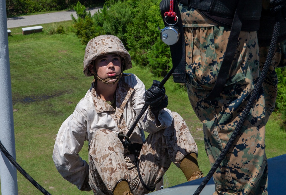 Echo Company Rappel Tower