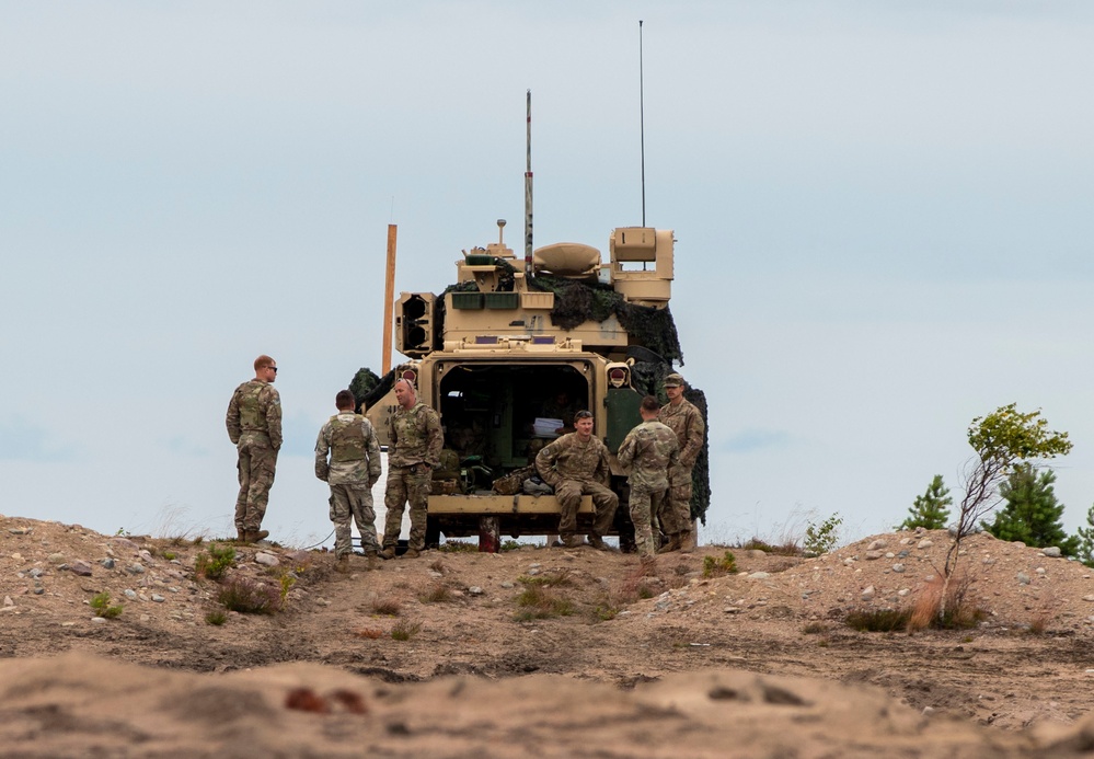 Finland hosts its first Bradley gunnery