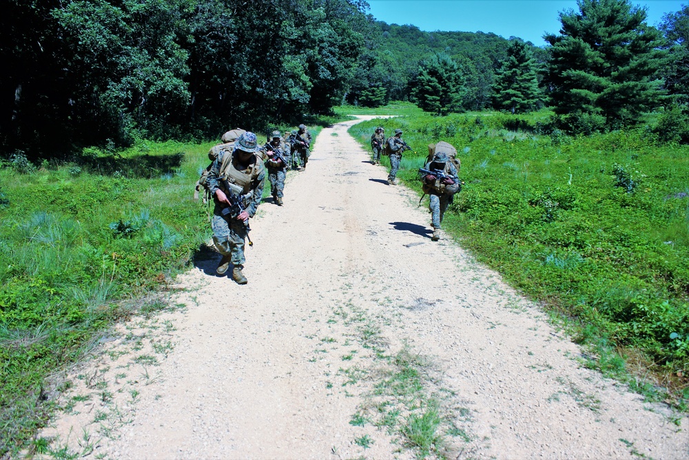 Marines, Navy Corpsmen train in casualty care field exercise at Fort McCoy