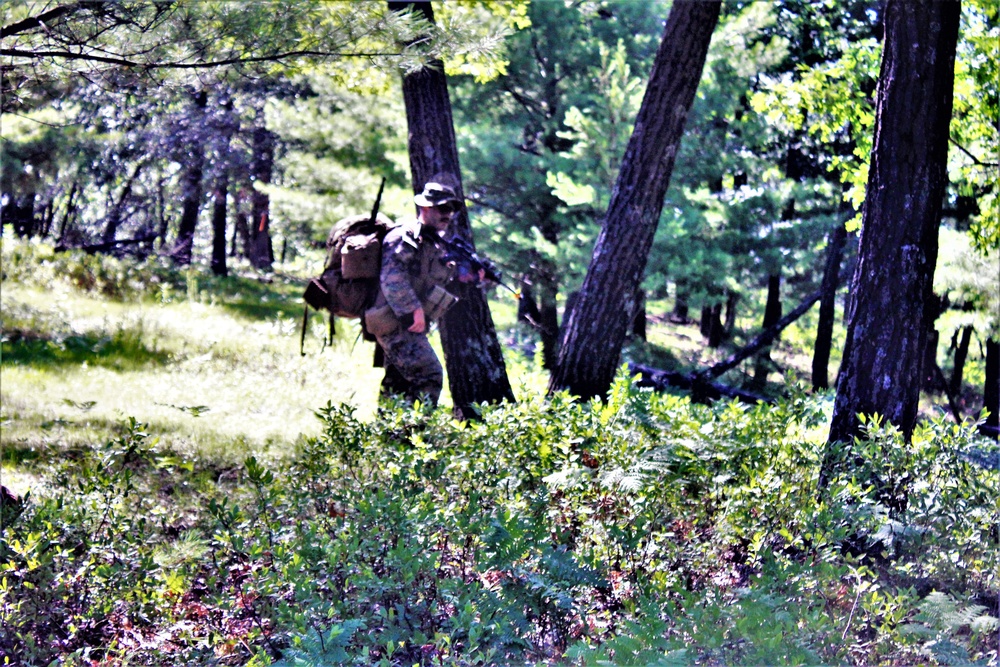 Marines, Navy Corpsmen train in casualty care field exercise at Fort McCoy