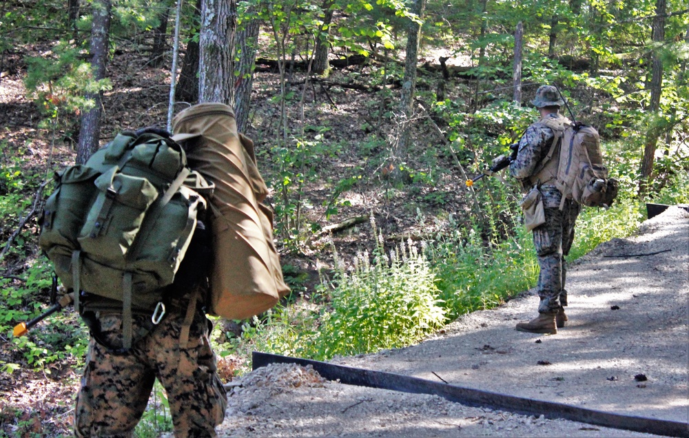 Marines, Navy Corpsmen train in casualty care field exercise at Fort McCoy