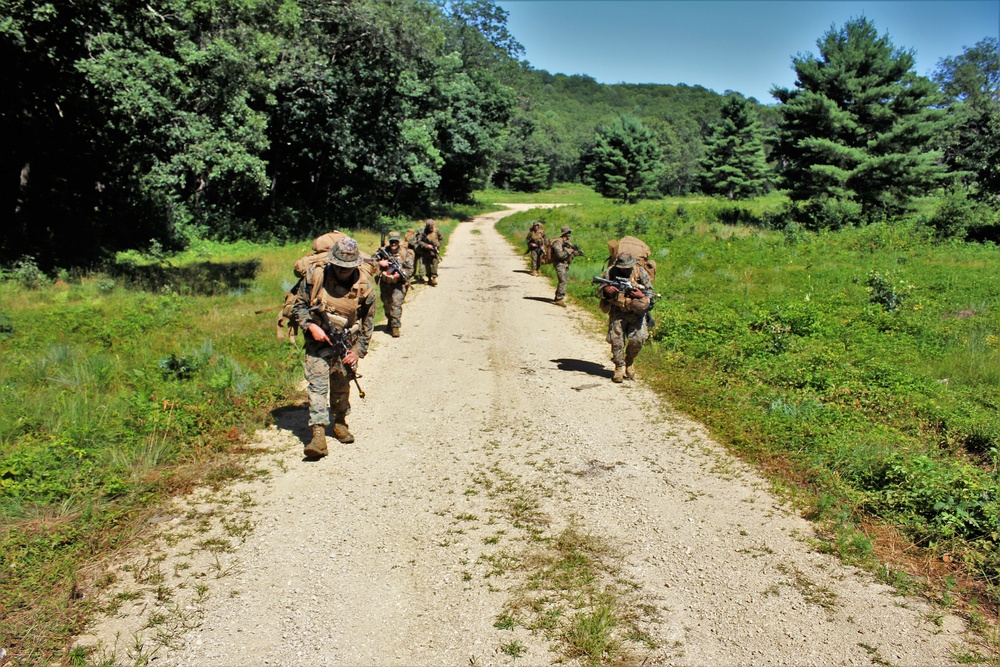 Marines, Navy Corpsmen train in casualty care field exercise at Fort McCoy