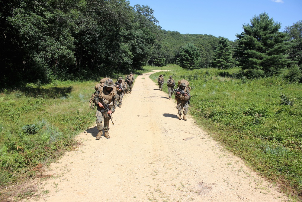 Marines, Navy Corpsmen train in casualty care field exercise at Fort McCoy
