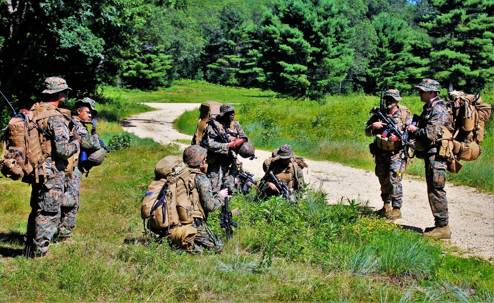 Marines, Navy Corpsmen train in casualty care field exercise at Fort McCoy