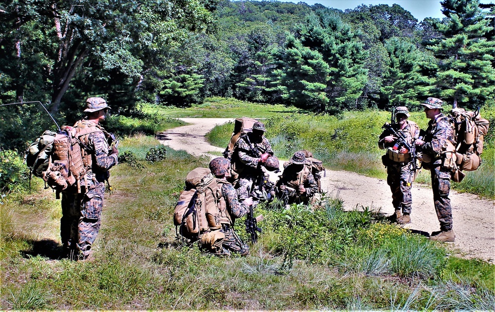 Marines, Navy Corpsmen train in casualty care field exercise at Fort McCoy