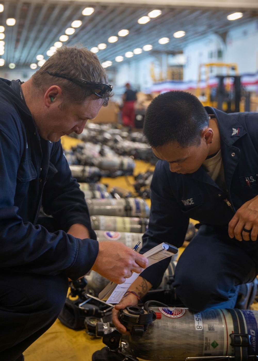 SCBA inspection