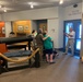 Musuem volunteer in action at Naval Museum