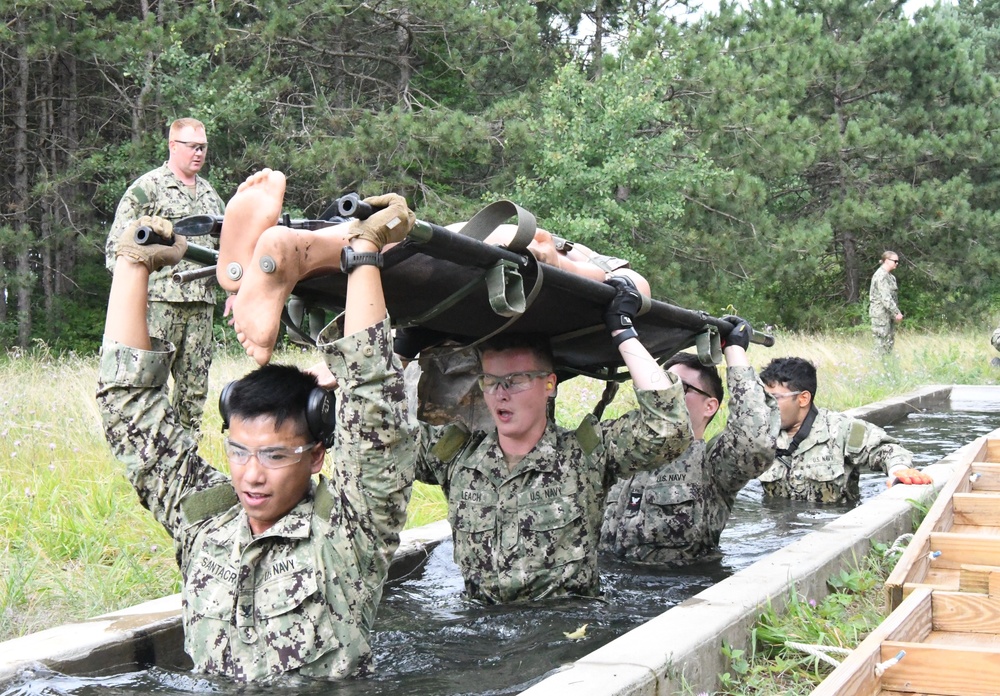 Navy Reservists practice tactical field care, medical skills during annual Operation Commanding Force at Fort Drum