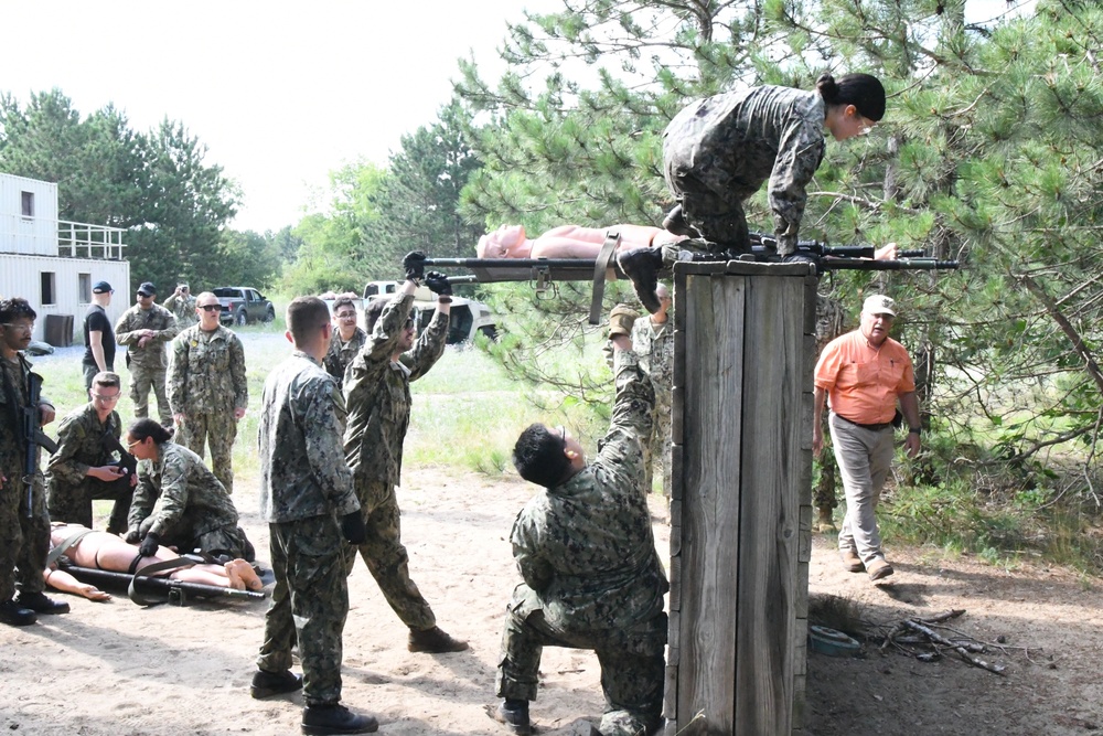 Navy Reservists practice tactical field care, medical skills during annual Operation Commanding Force at Fort Drum