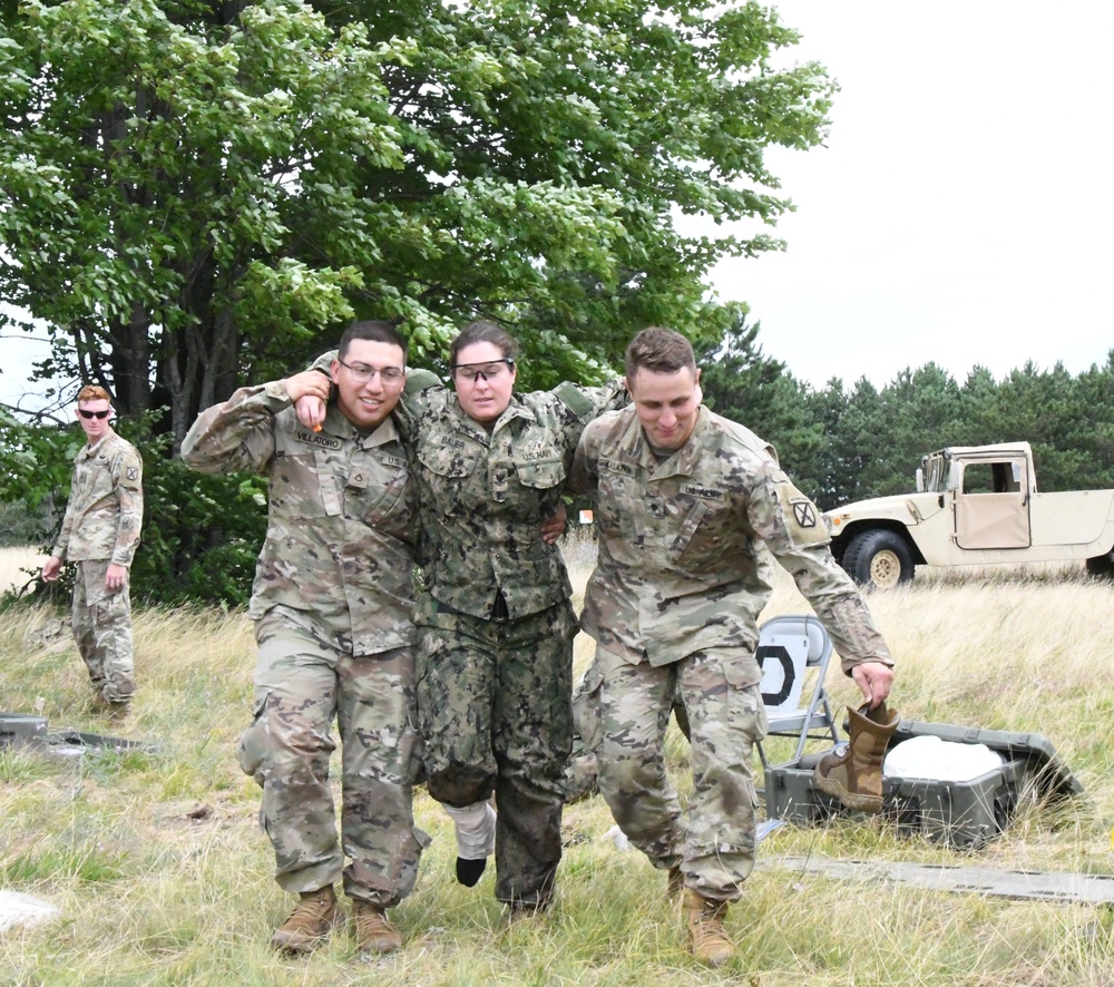 Navy Reservists practice tactical field care, medical skills during annual Operation Commanding Force at Fort Drum