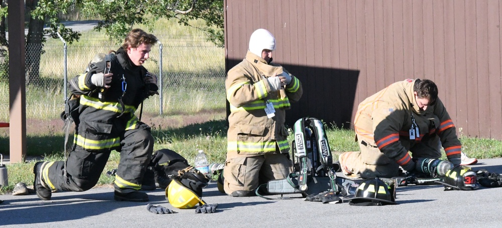DVIDS - News - Volunteer firefighters hone skills at Fort Drum FES