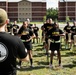 U.S. Army Soldiers conduct flexibility exercises with H2F