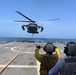 U.S. Army Blackhawk Helicopter Performs DLQs on USS Billings