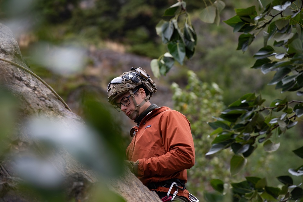 3rd ASOS conducts mountain climbing training