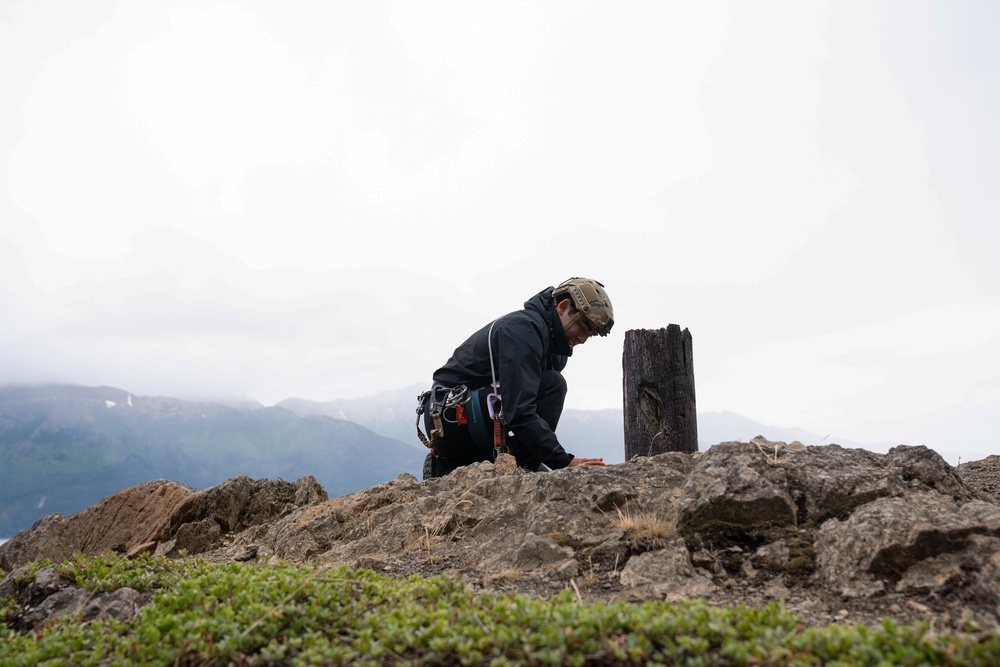 3rd ASOS conducts mountain climbing training